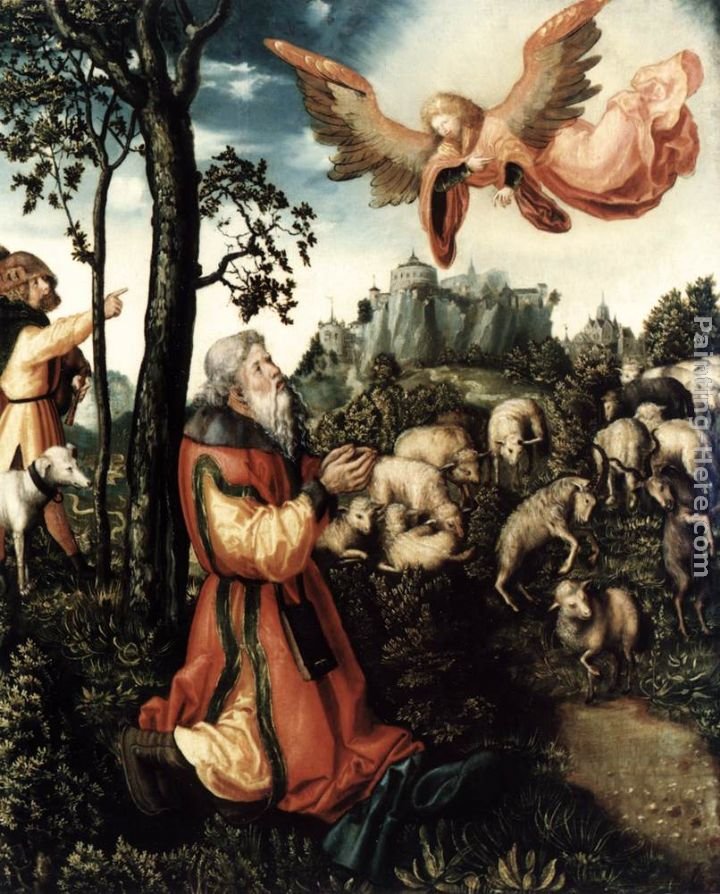 Lucas Cranach the Elder The Annunciation to Joachim